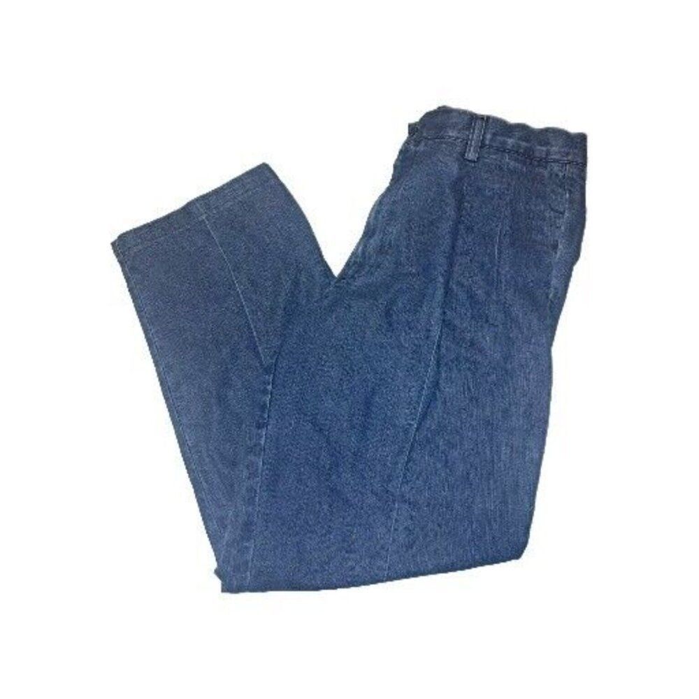 Dockers Mens Blue Jeans Pleated Classic Fit 34x31